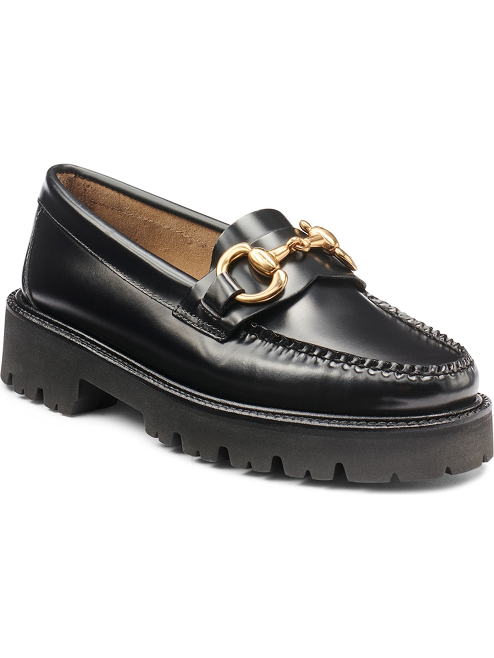 G.H.BASS💎💎💎 Lianna Penny Black Leather Loafer